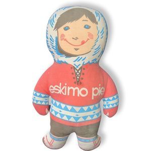 Vintage Eskimo Pie Advertising Plush Doll Store Display Ice Cream America